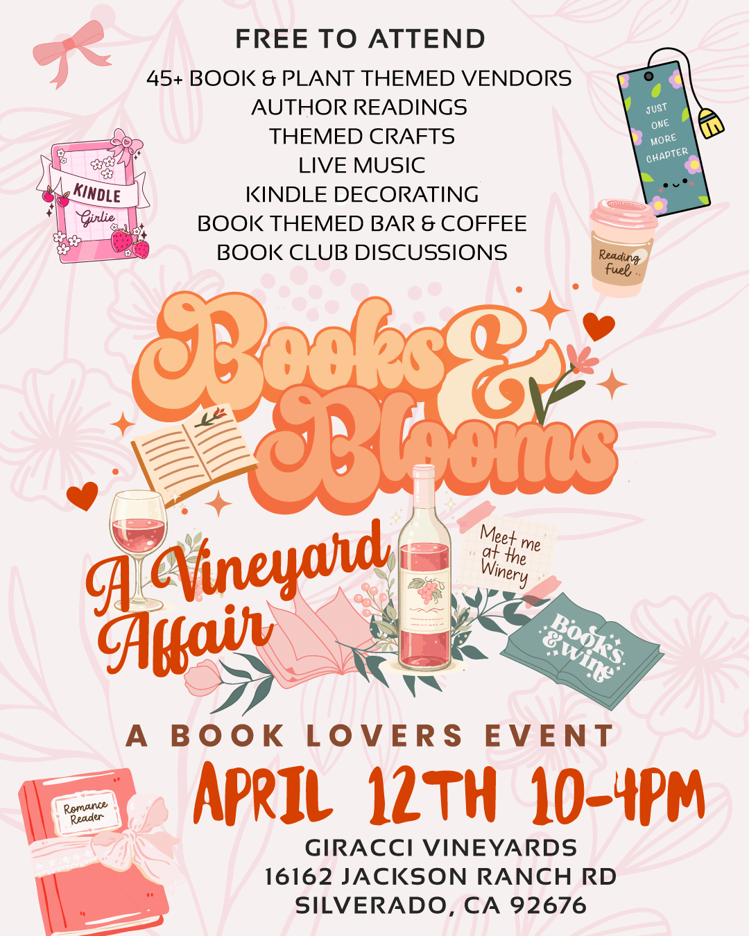 Books & Bloom 4/12/2026