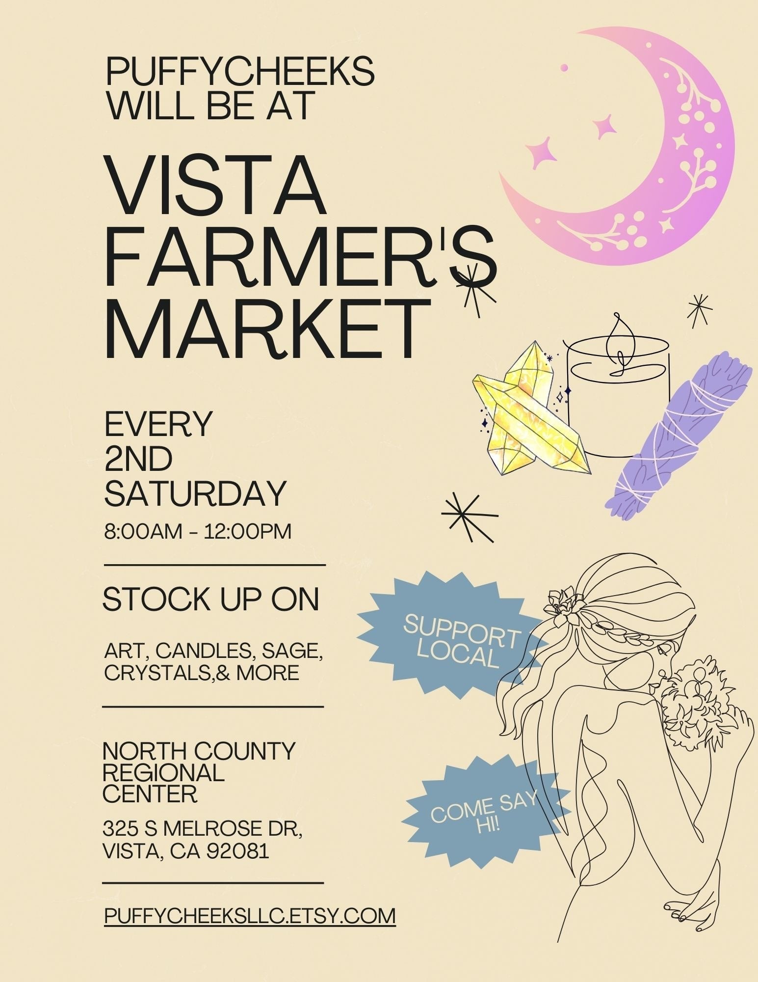 Vista Farmers Market 2nd Saturday