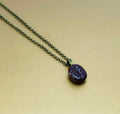Resin Coffee Bean Necklace, Coffee Lover Charm (21.7 inch)